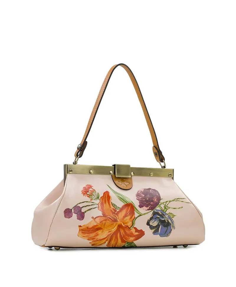 Patricia Nash Ferrara Frame Satchel Handbag