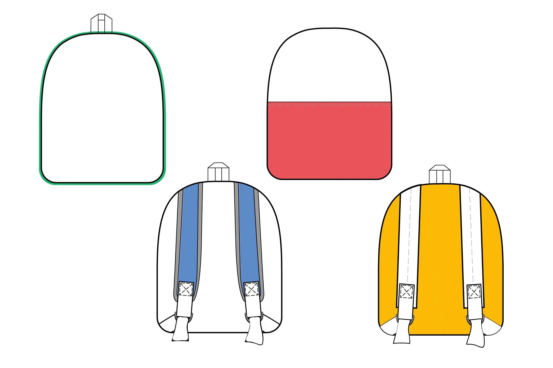 PDF Pattern - Back To Cool Backpack | Waves & Wild