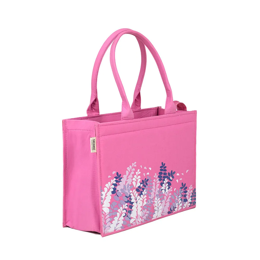 Pink Floral Print Tote Bag – Every Day Blooming Charm