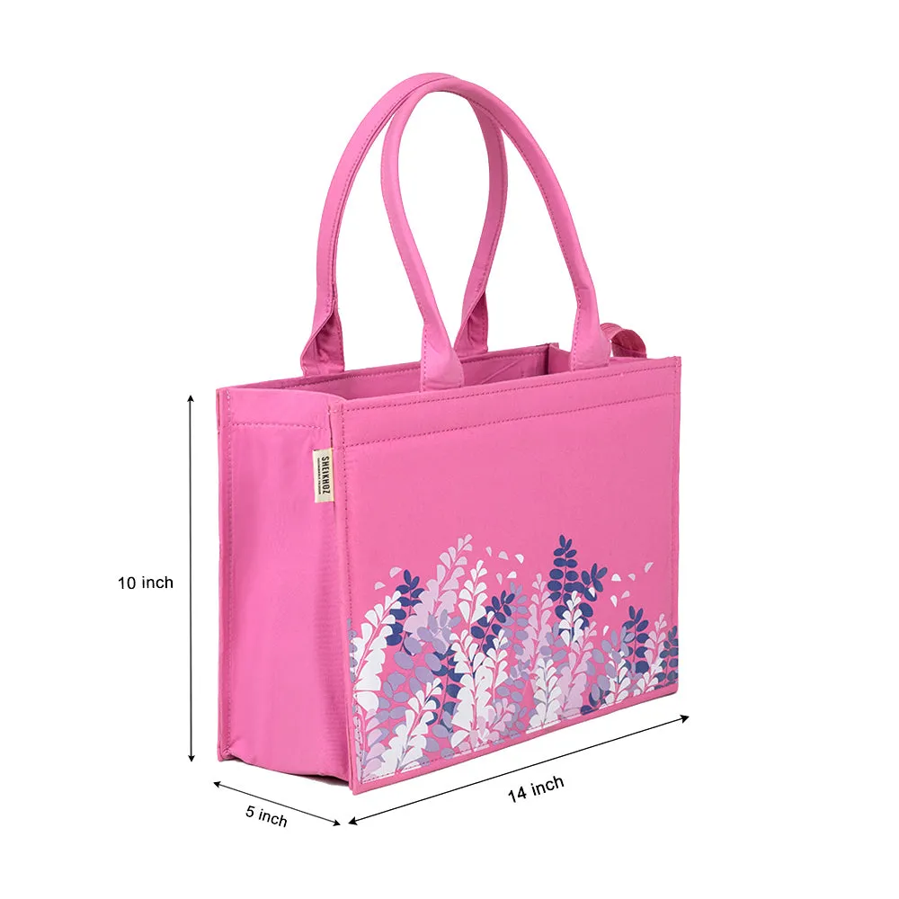 Pink Floral Print Tote Bag – Every Day Blooming Charm