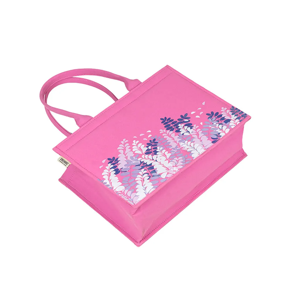 Pink Floral Print Tote Bag – Every Day Blooming Charm