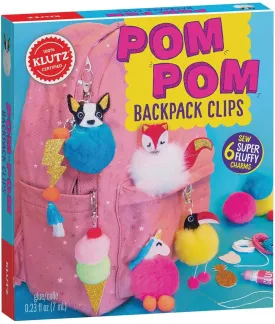 Pom Pom Backpack Clips