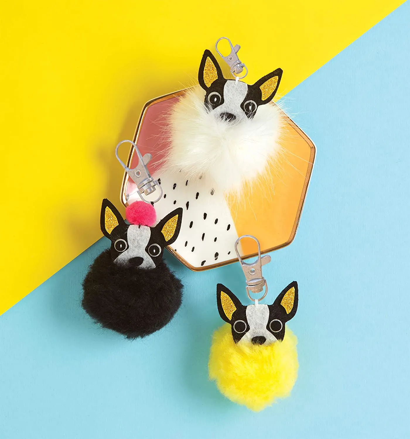 Pom Pom Backpack Clips