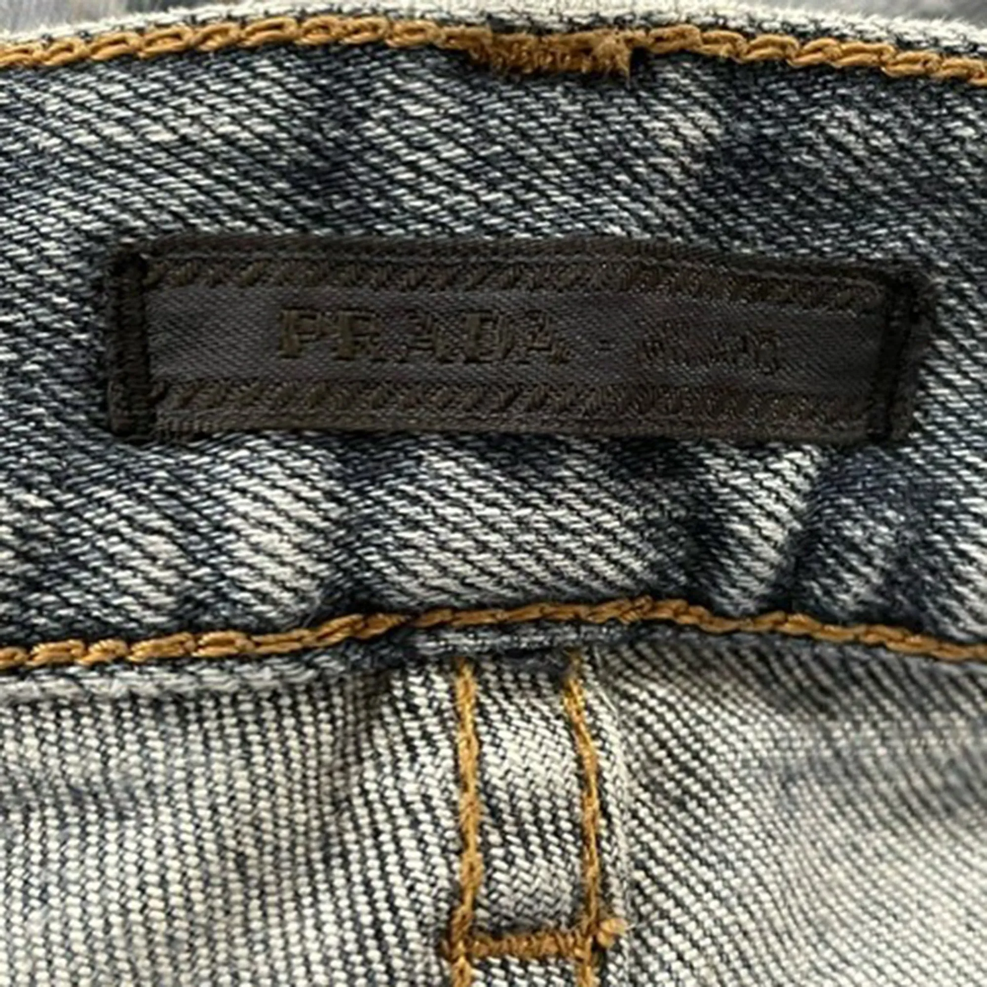 Prada Low-Rise Jeans in Blue Cotton Denim
