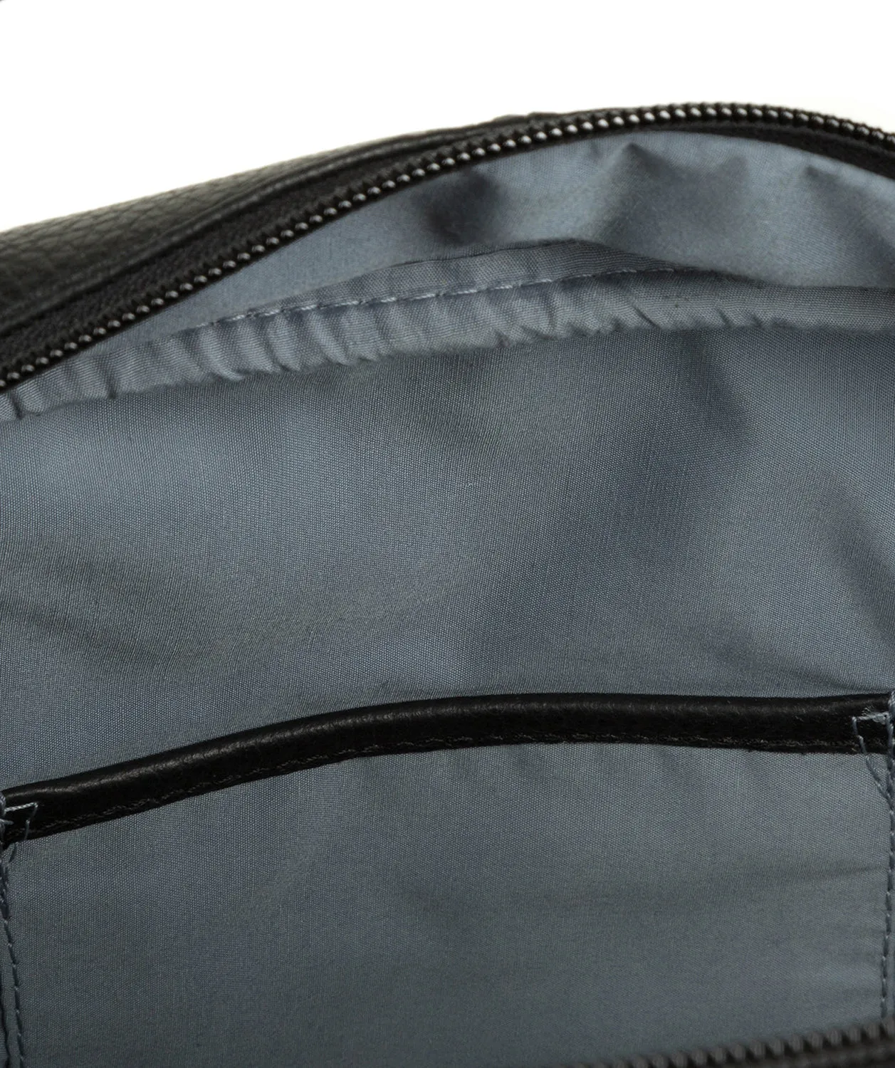 'Revolution' Black Leather Backpack