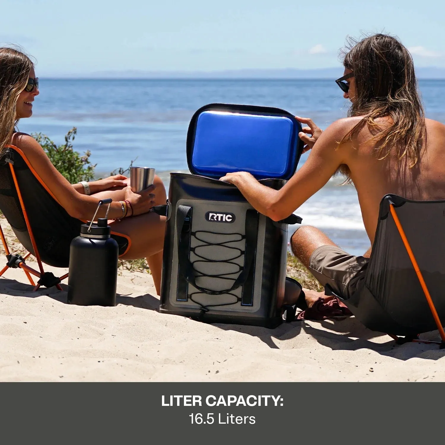 RTIC 24 Can Backpack Cooler with Waterproof Zipper, Kanati Camo