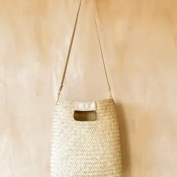 Salty Oversized Woven Straw Tote