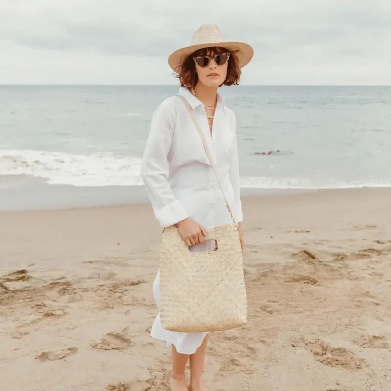 Salty Oversized Woven Straw Tote