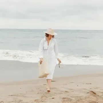 Salty Oversized Woven Straw Tote