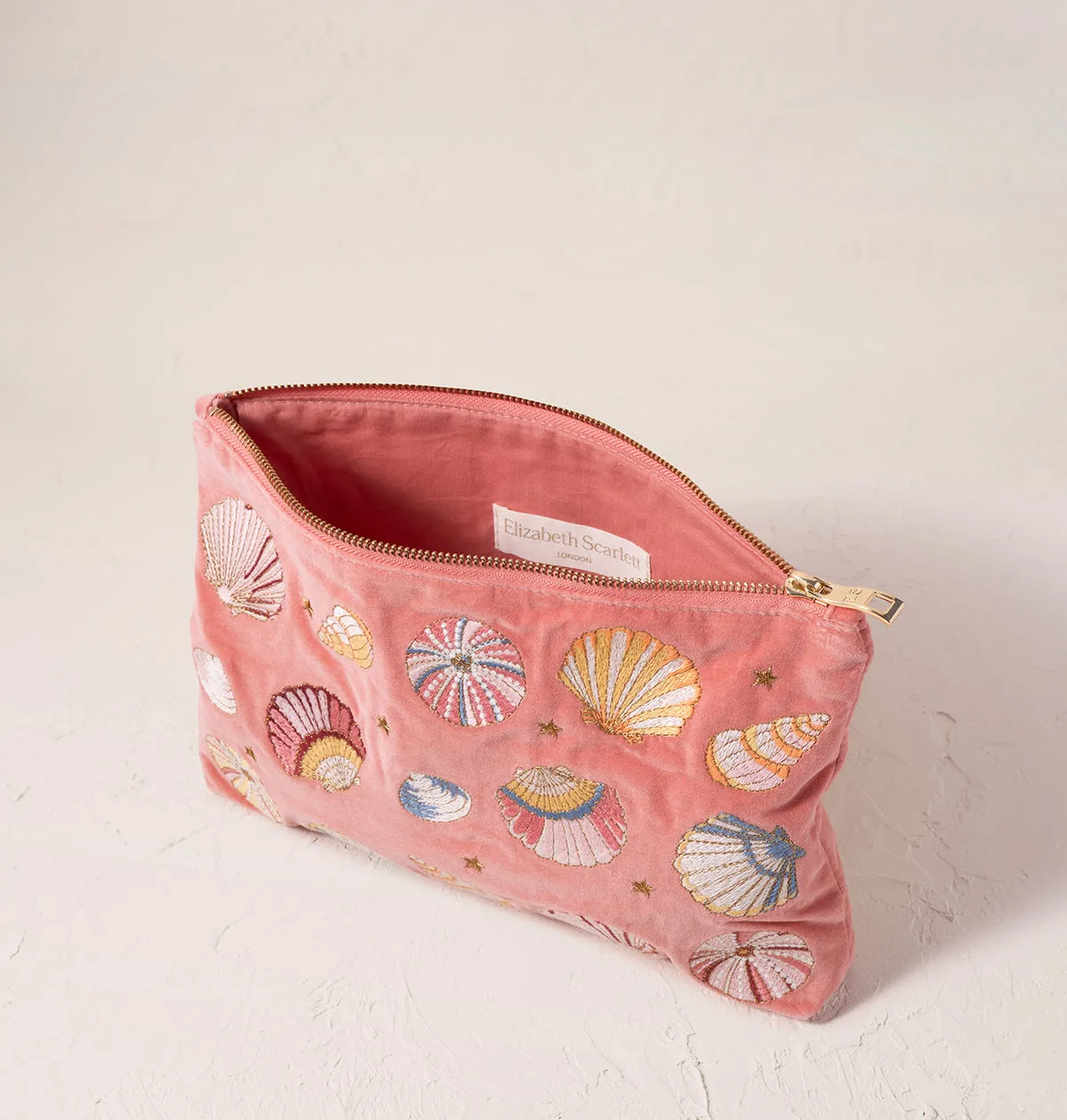 Seashell Coral Everyday Pouch