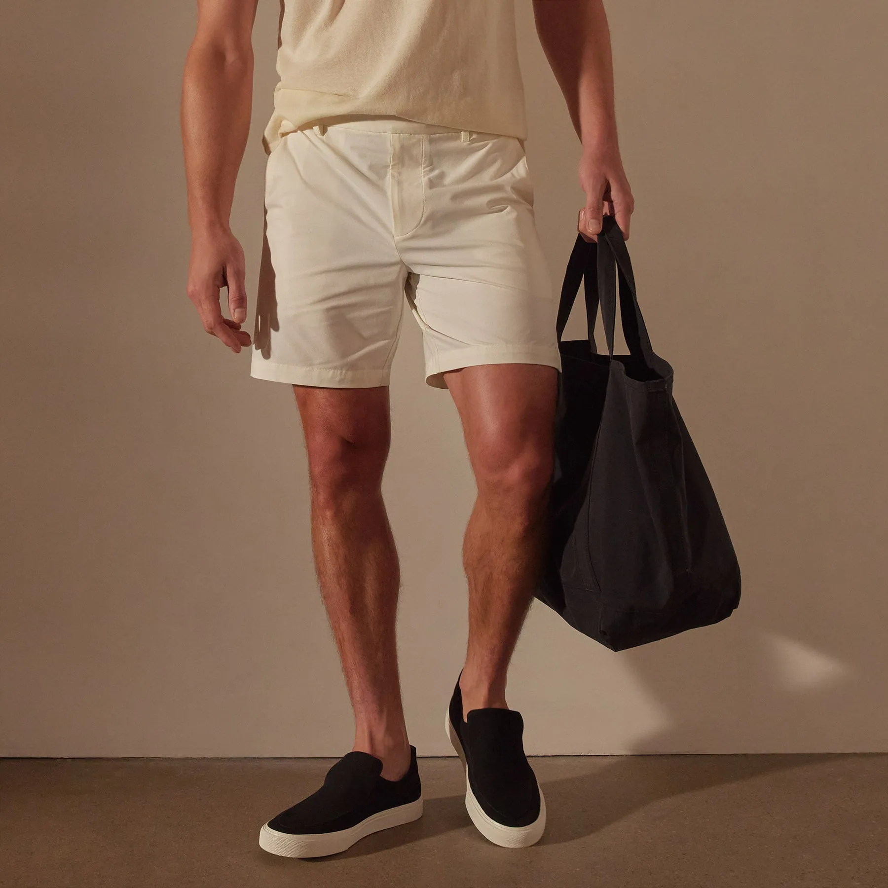 Small Matte Nylon Tote - Black