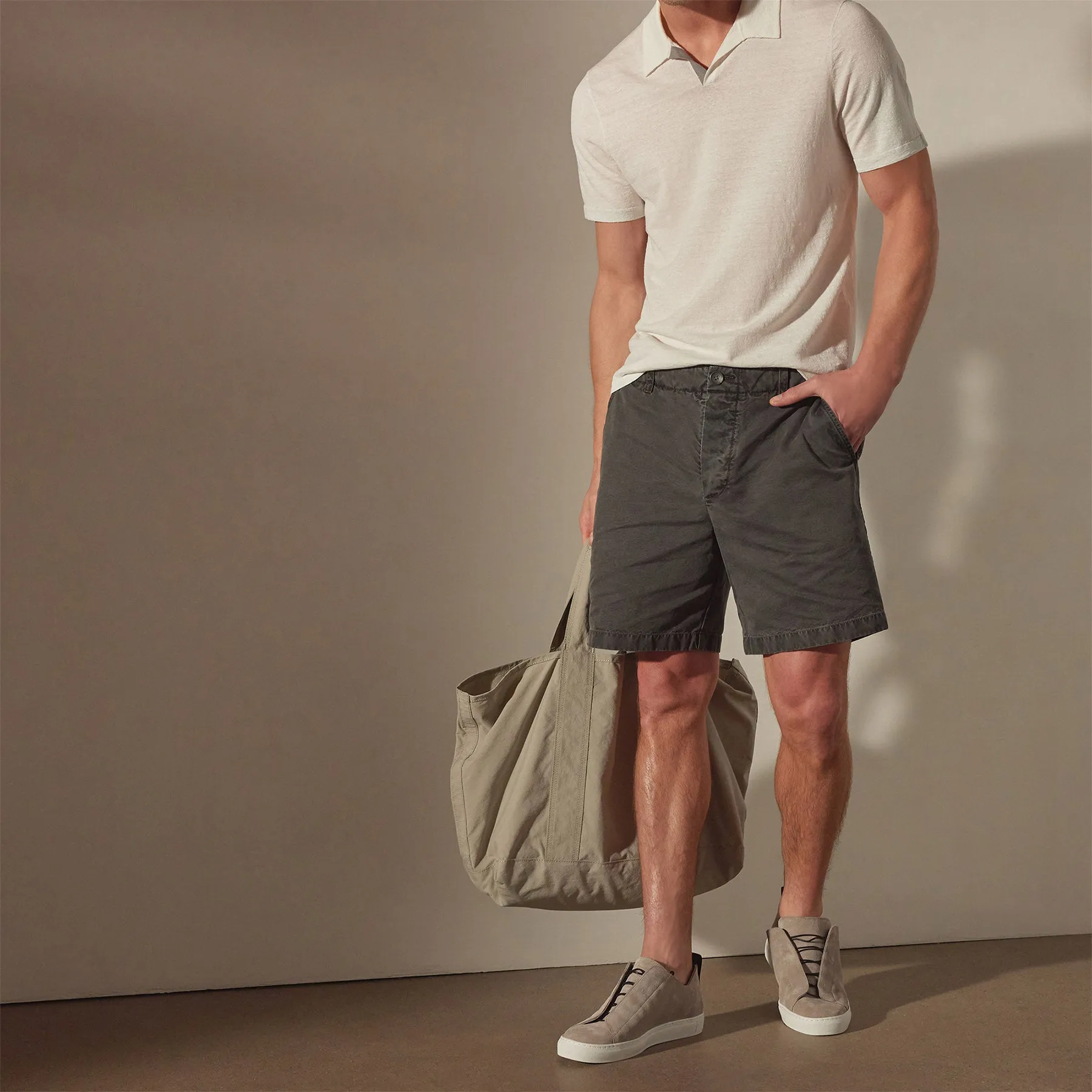 Small Matte Nylon Tote - Dapple