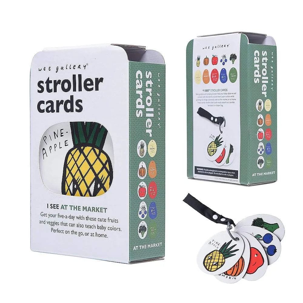 Stroller Cards - I See at the Market by Wee Gallery