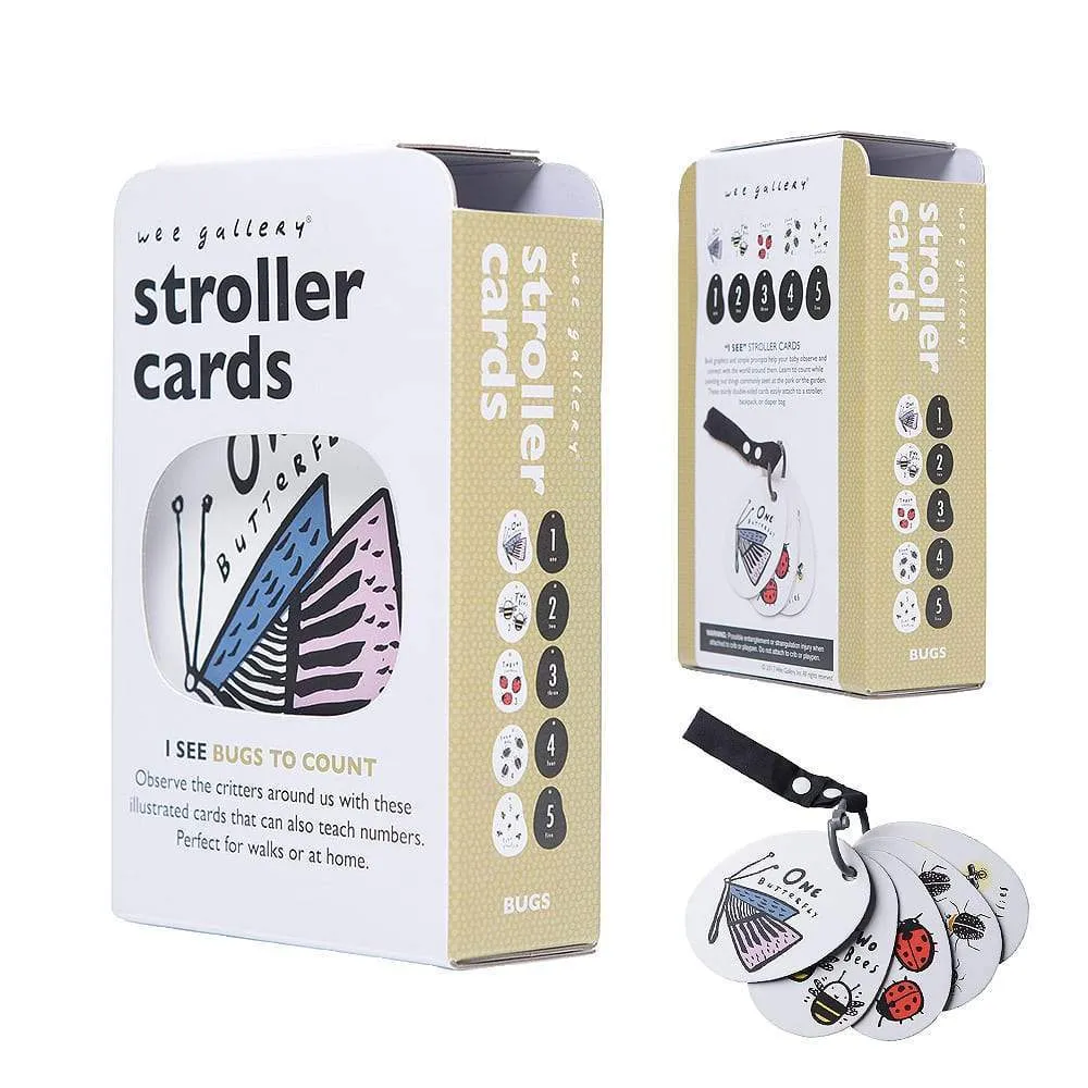 Stroller Cards - I See Bugs to Count by Wee Gallery