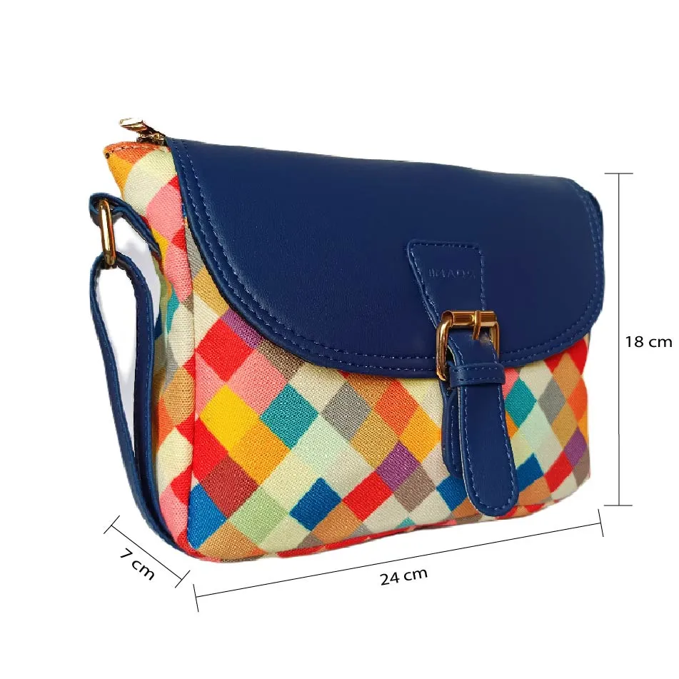 Stylish Blue Crossbody Perfect For Women & Girls