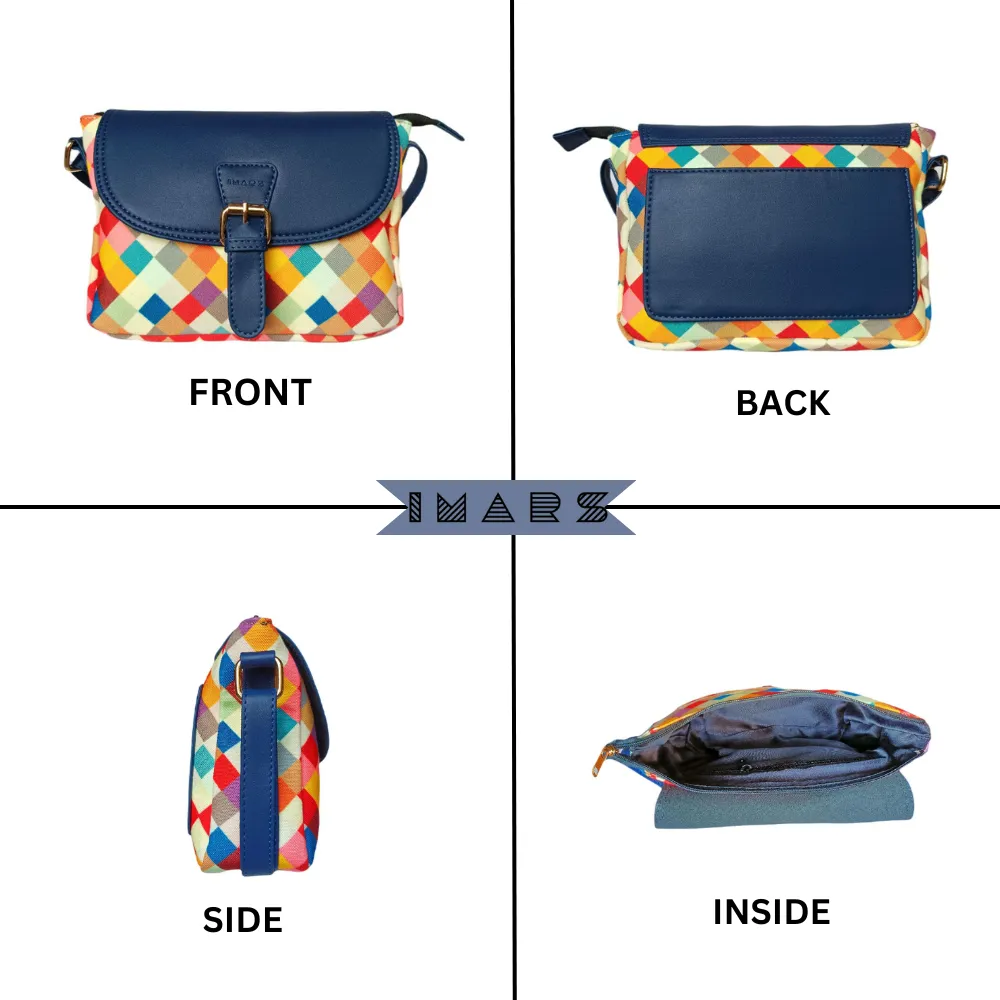 Stylish Blue Crossbody Perfect For Women & Girls