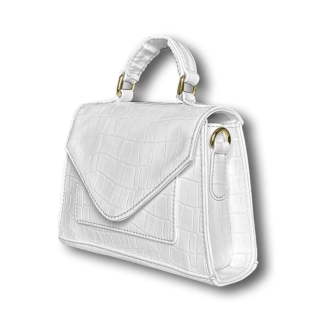 Stylish White Crossbody Bag Perfect for Girls
