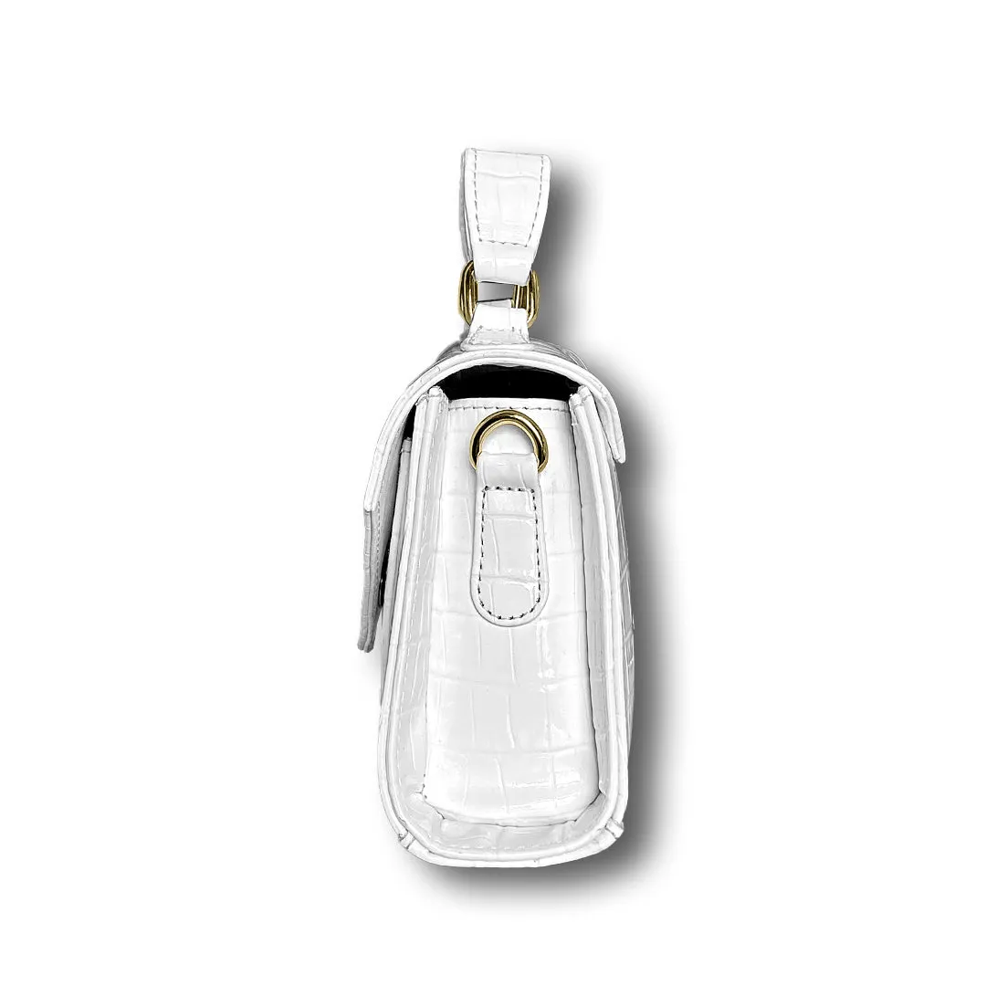 Stylish White Crossbody Bag Perfect for Girls