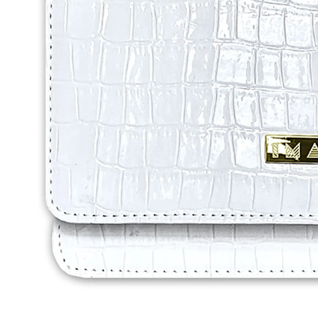 Stylish White Crossbody Bag Perfect for Women and Girls