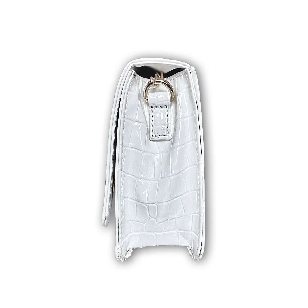 Stylish White Crossbody Bag Perfect for Women and Girls
