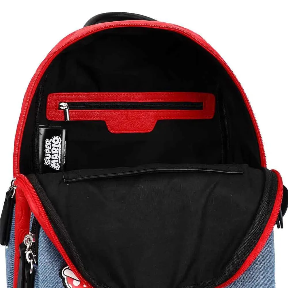 Super Mario - Game Character Patches Mini Backpack (Embossed) - Bioworld