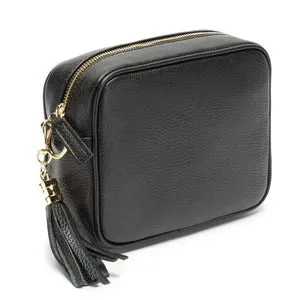 The Alexa Genuine Leather Crossbody Bag with Tassel