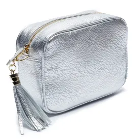 The Alexa Genuine Leather Crossbody Bag with Tassel