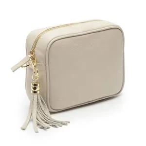 The Alexa Genuine Leather Crossbody Bag with Tassel