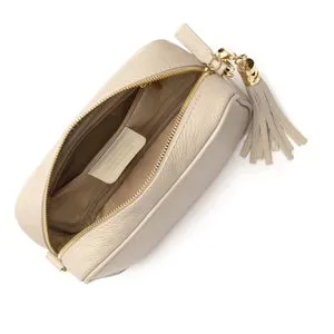 The Alexa Genuine Leather Crossbody Bag with Tassel