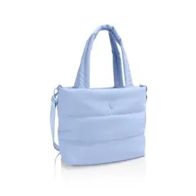 The Puffer Tote Bag - Light Blue