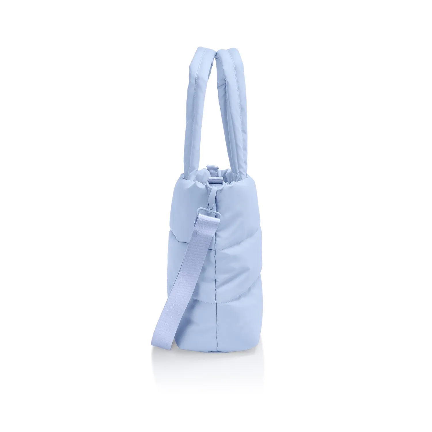 The Puffer Tote Bag - Light Blue