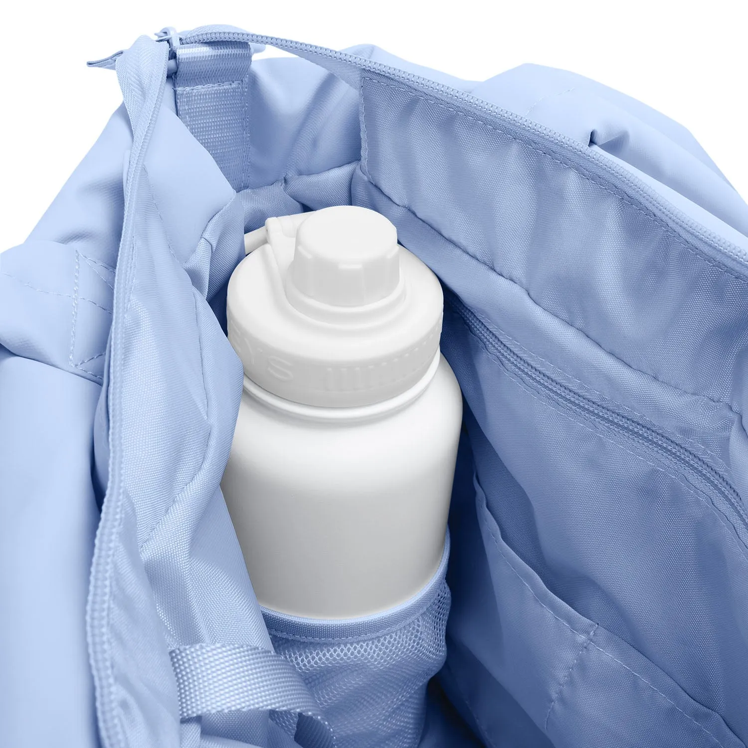 The Puffer Tote Bag - Light Blue
