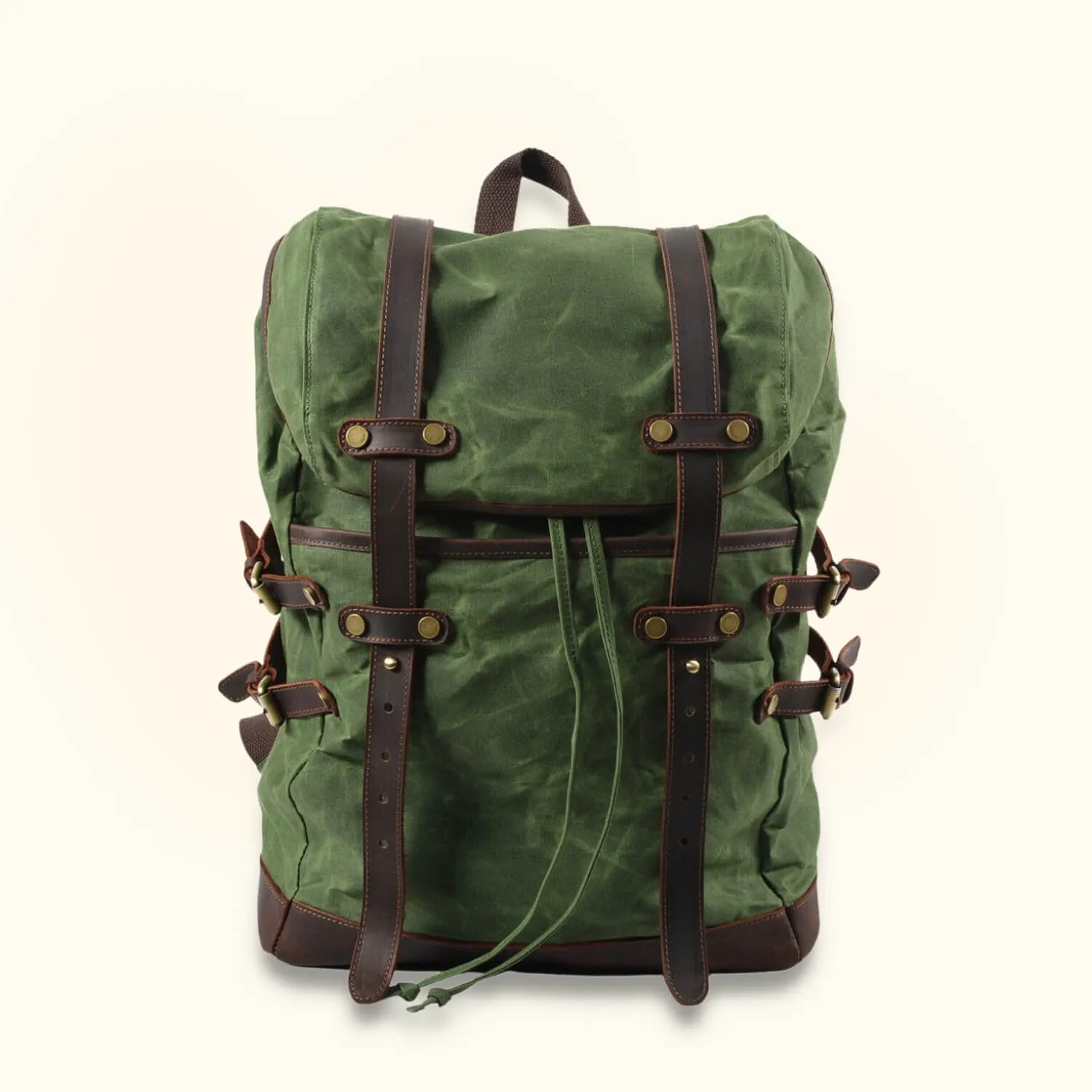 The Roamer - Vintage Canvas Hiking Backpack