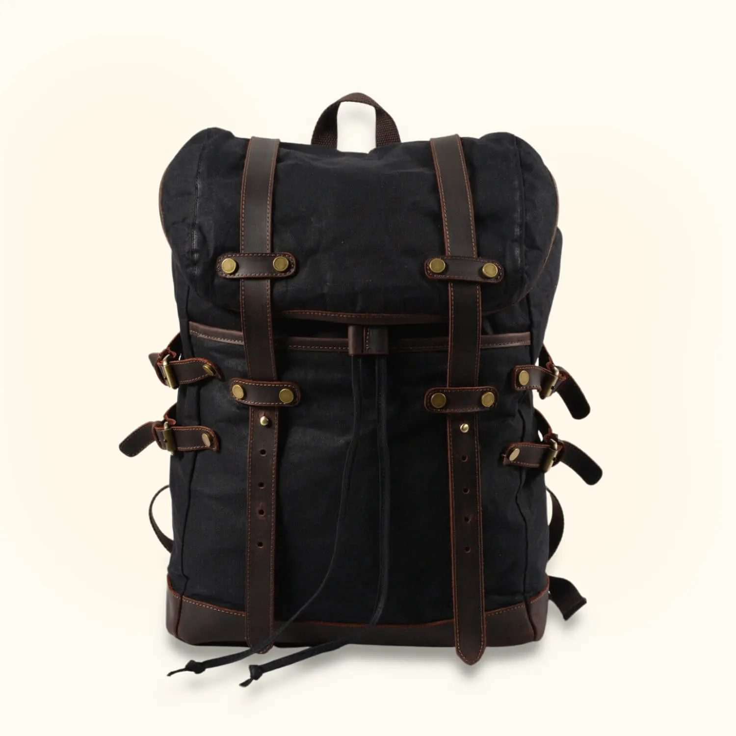 The Roamer - Vintage Canvas Hiking Backpack