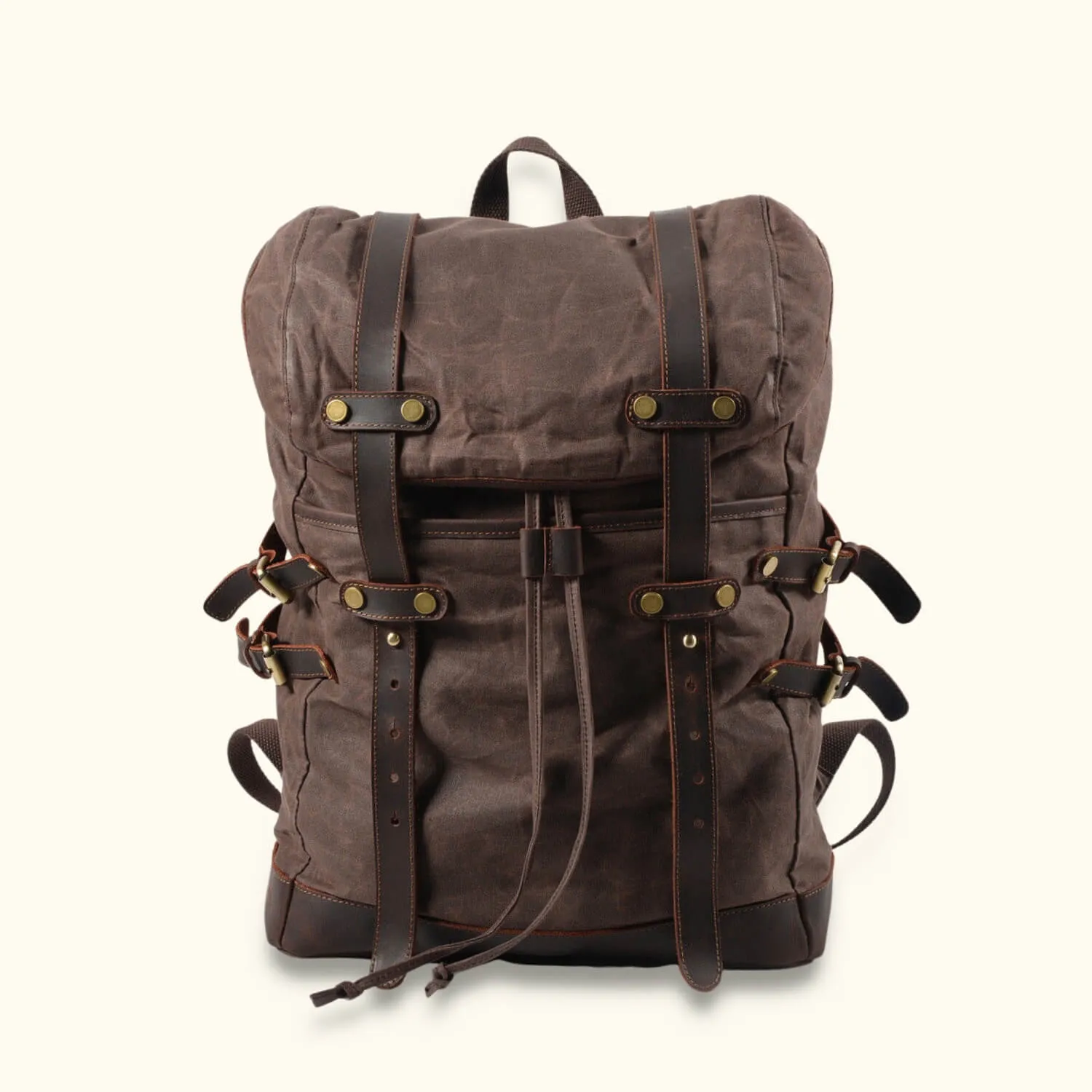 The Roamer - Vintage Canvas Hiking Backpack