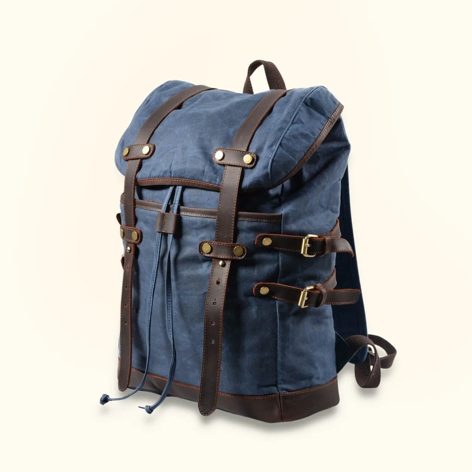 The Roamer - Vintage Canvas Hiking Backpack