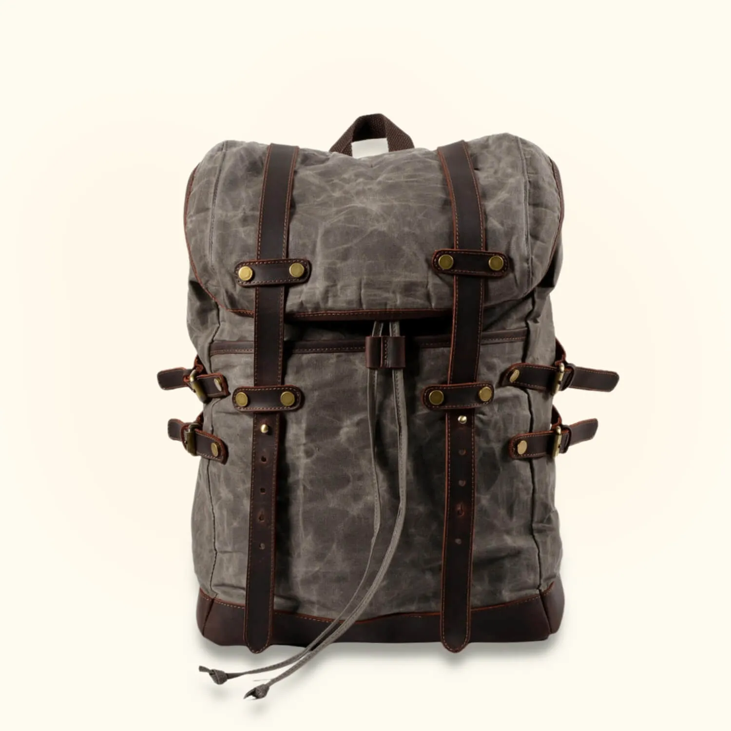 The Roamer - Vintage Canvas Hiking Backpack