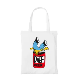 The Simpsons Tote Bag - Duff Beer