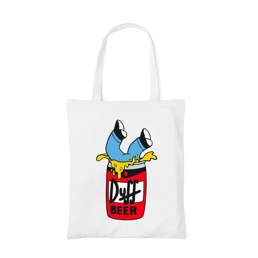 The Simpsons Tote Bag - Duff Beer