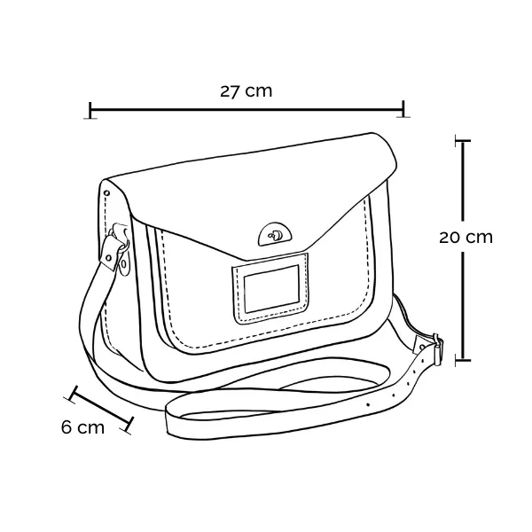 The Twist Lock Satchel - Black