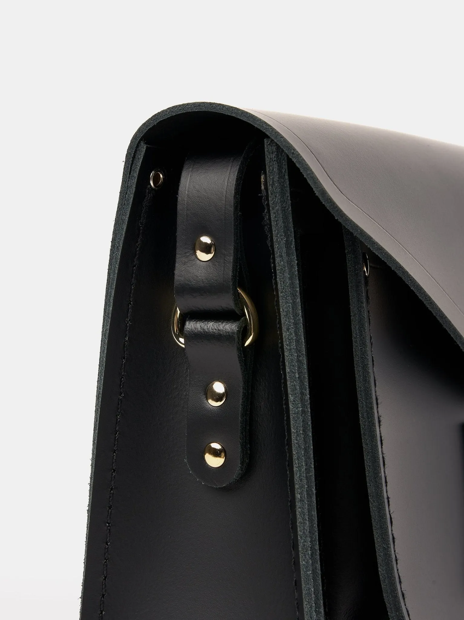 The Twist Lock Satchel - Black