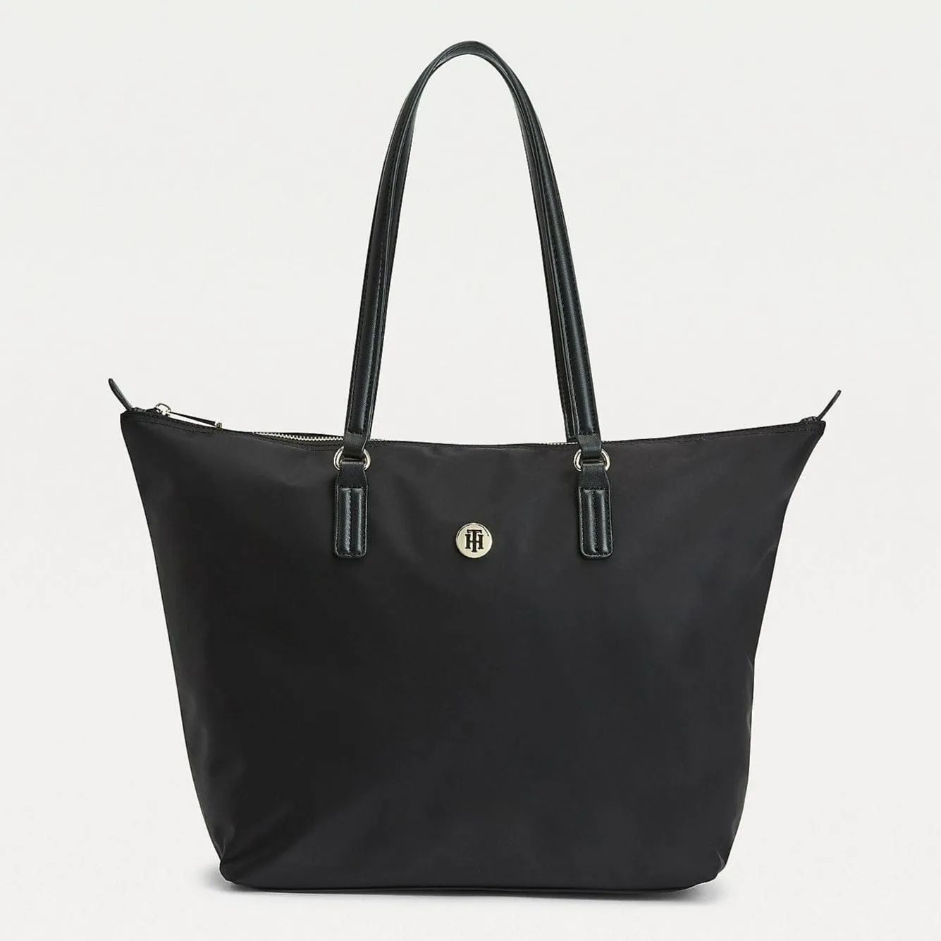 Tommy Hilfiger Large Recycled Tote in Black