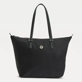 Tommy Hilfiger Large Recycled Tote in Black