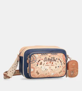 Tribe navy blue crossbody bag