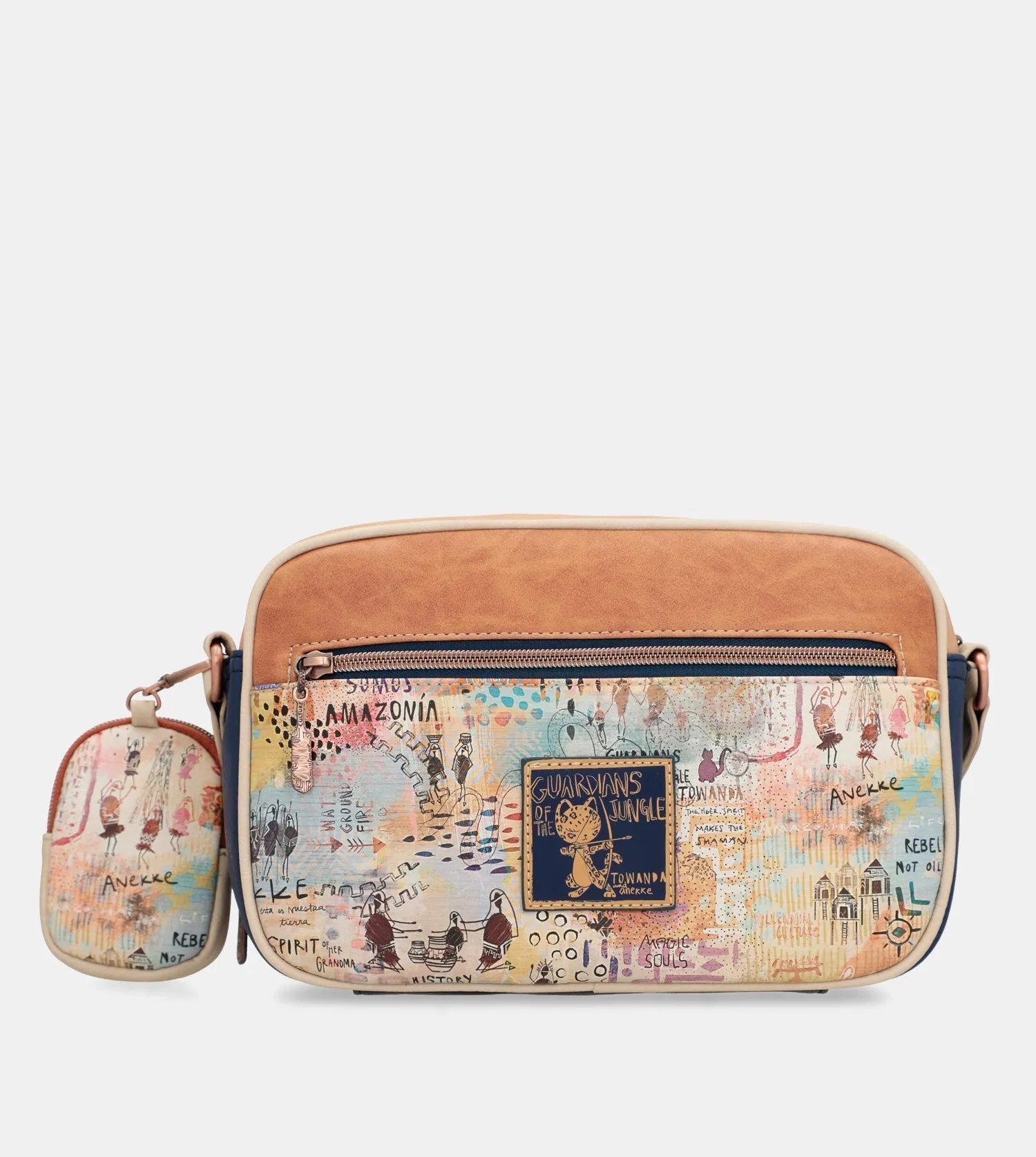 Tribe navy blue crossbody bag
