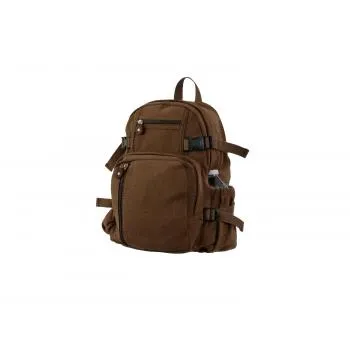 Vintage Style Canvas Compact Backpack