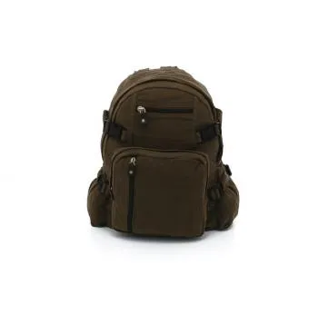 Vintage Style Canvas Compact Backpack