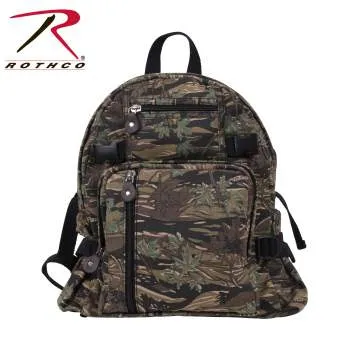 Vintage Style Canvas Compact Backpack