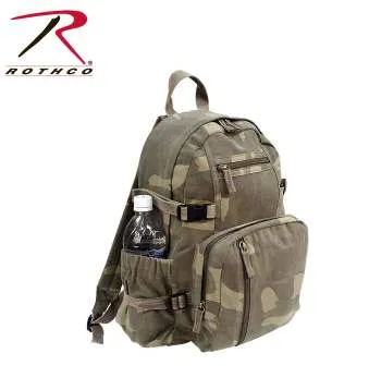 Vintage Style Canvas Compact Backpack