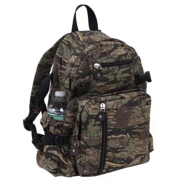 Vintage Style Canvas Compact Backpack